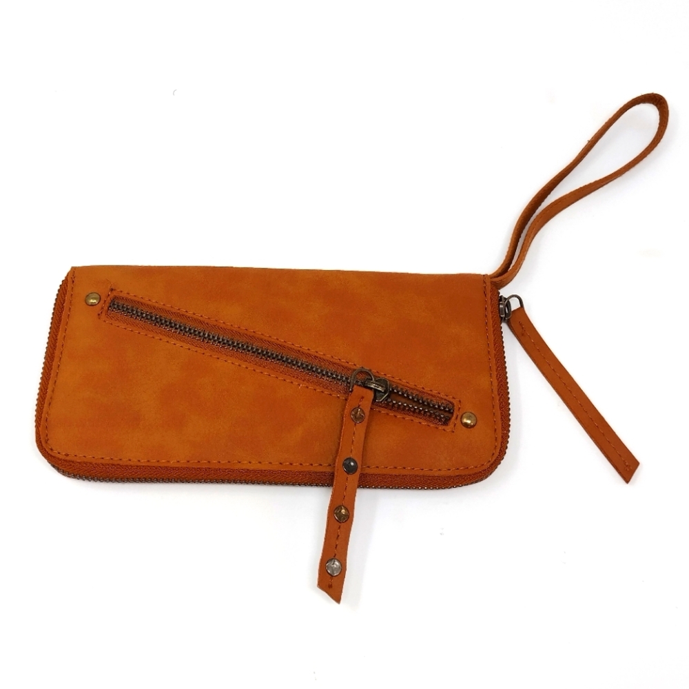 Free People Vegan Brown Wallet - Picture 2 of 5